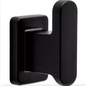 Better Homes & Gardens BHGV35-MB Alden Bath Towel & Robe Hook‎ Flat Black 2 Pack